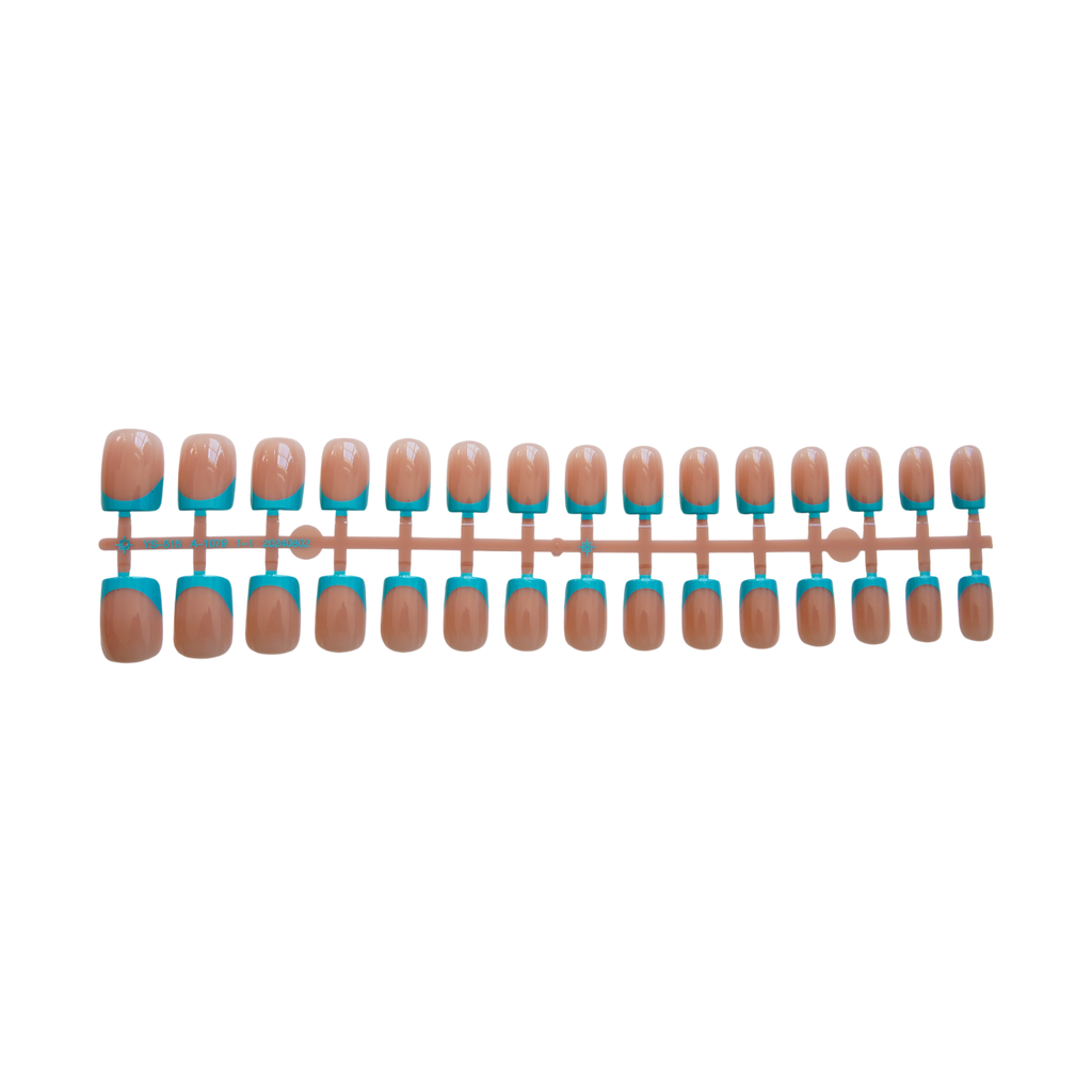 Blue French Tips