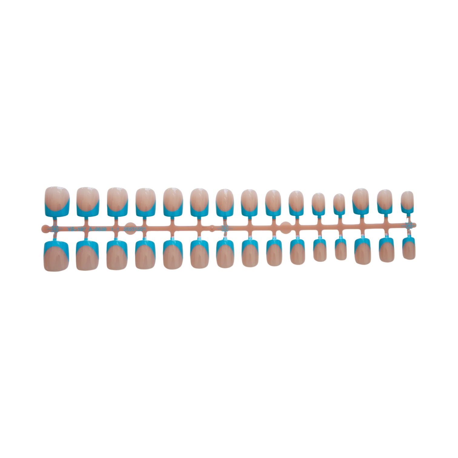 Blue French Tips