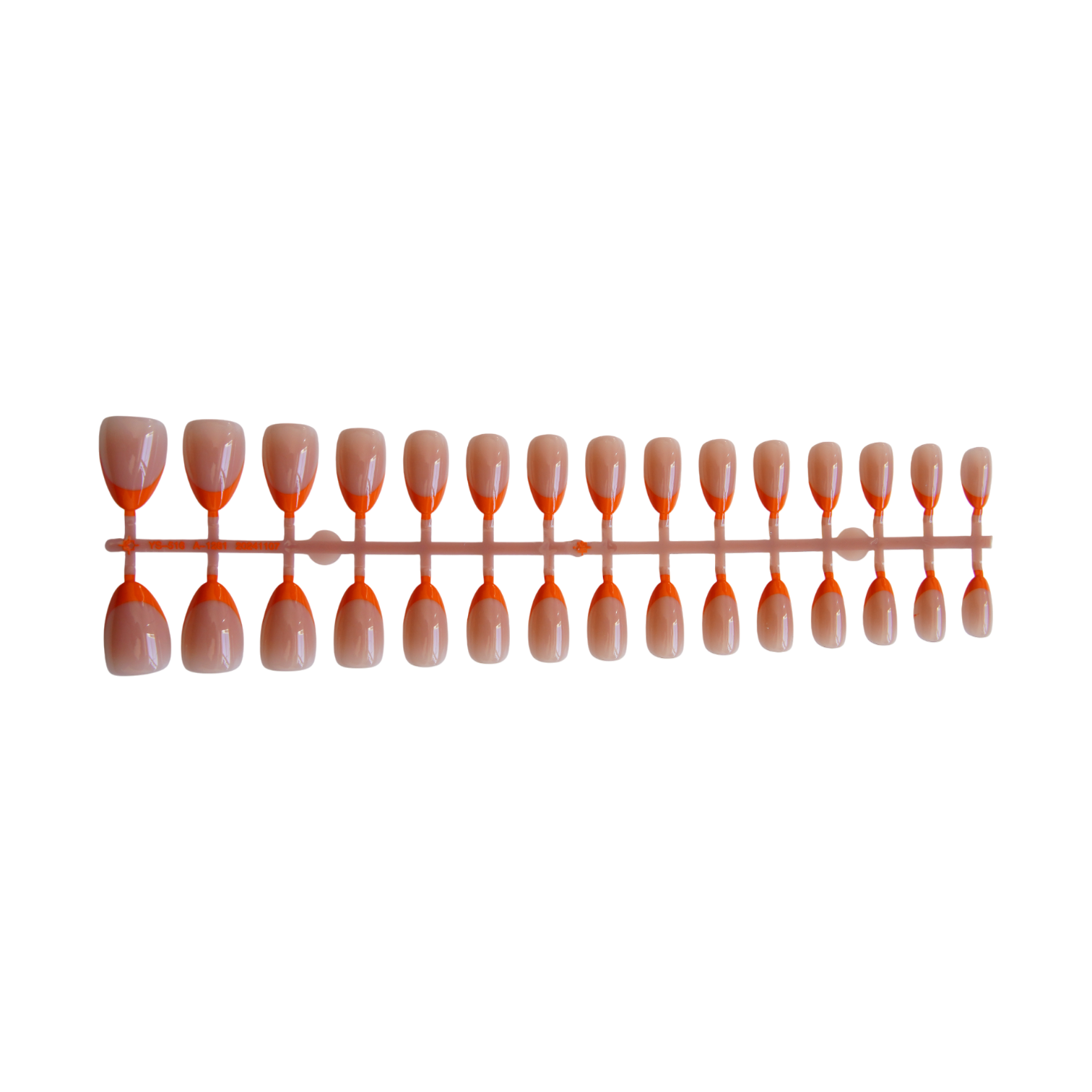 Orange French Tips